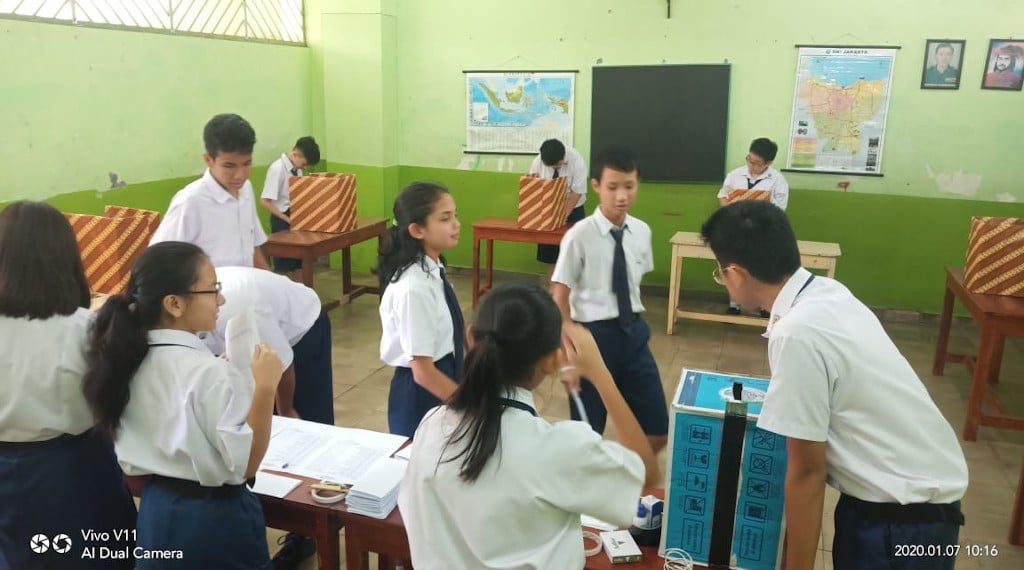 Pemilihan Ketua OSIS MPK SMP Tarsisius 2 2020