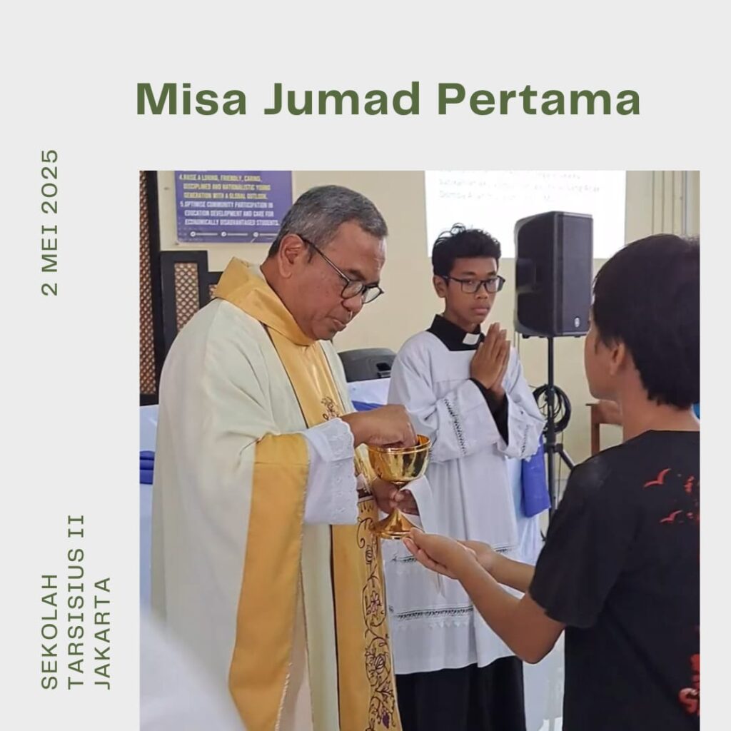 #SMATarsisiusII #MisaJumatPertama #RohaniKatolik #NilaiKepedulian #BelajarMemberi #SekolahKatolik #StopBullying #SekolahRamahAnak #RespectEachOther #AntiPerundungan